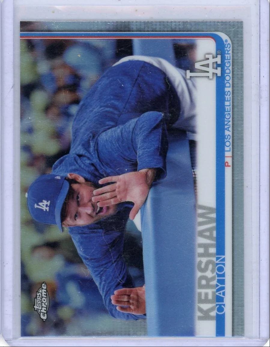 Clayton Kershaw 2019 Topps Chrome Image Variation