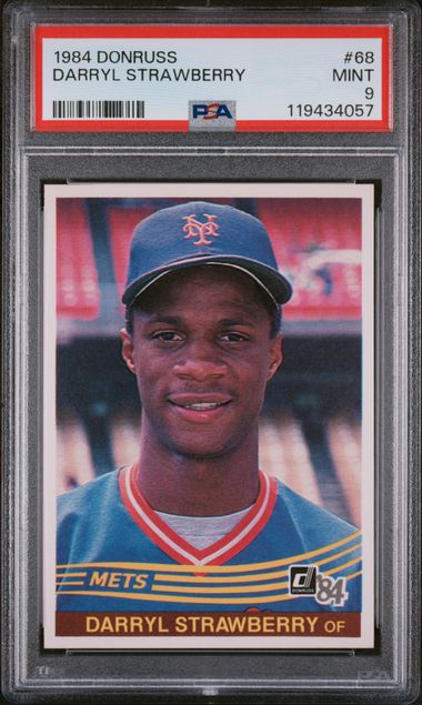 Darryl Strawberry 1984 Donruss #68 PSA 9