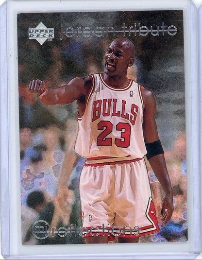 Michael Jordan 1998 Upper Deck MJ Reflections Jordan Tribute #MJ75