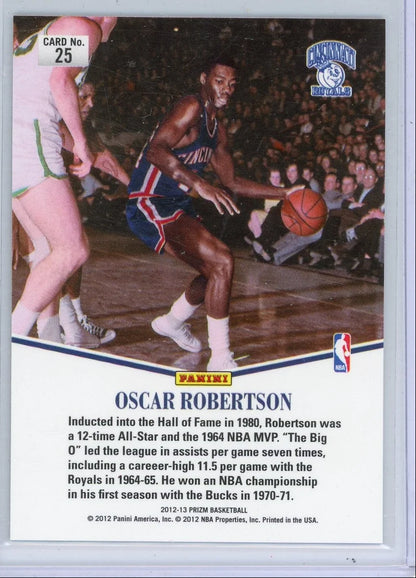 Oscar Robertson 2012-13 Panini Prizm MVP silver prizm