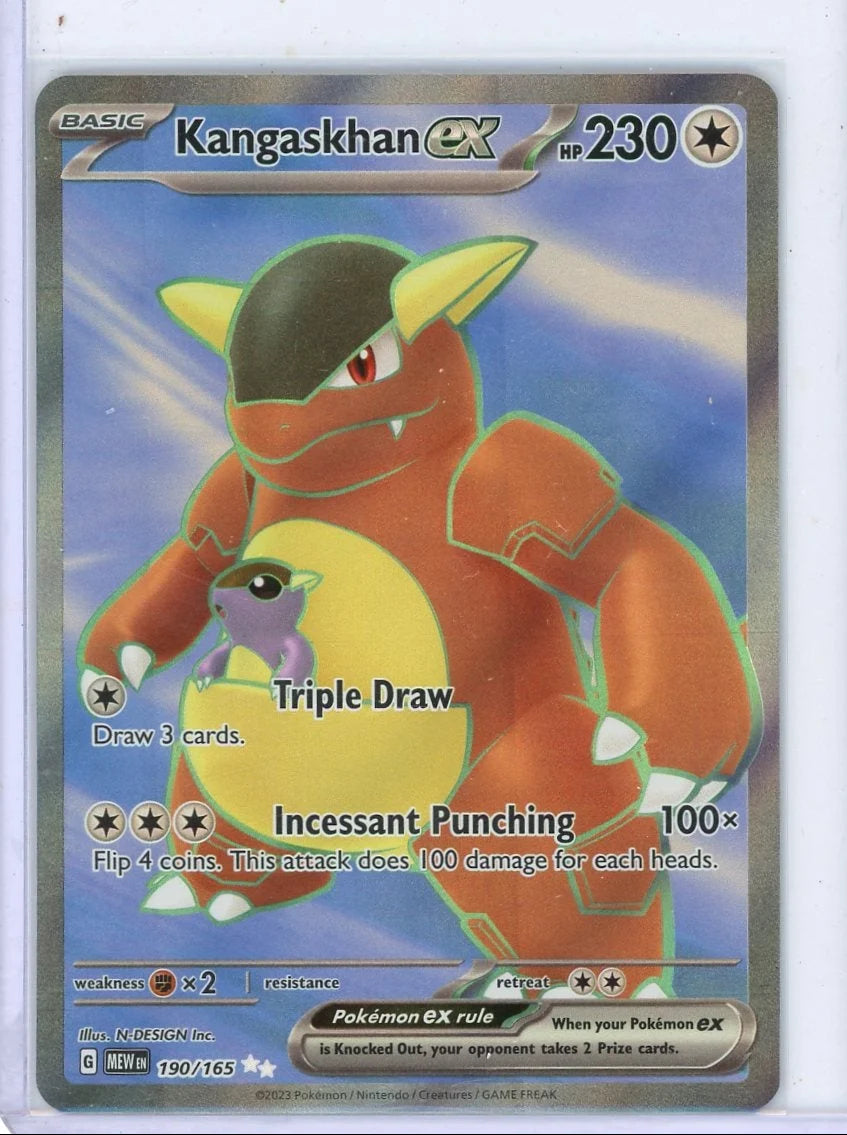 Kangaskhan ex Pokémon 151 Full-Art #190/165