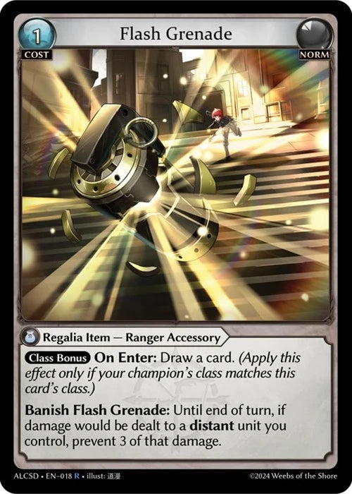 Flash Grenade (018) (Alchemical Revolution Starter Decks) (ALCSD)