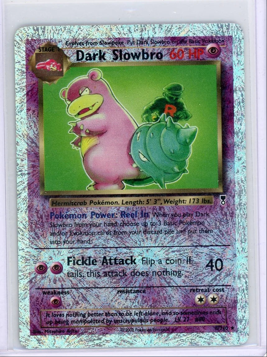 Dark Slowbro Pokemon Legendary Collection Reverse Holo #8/110