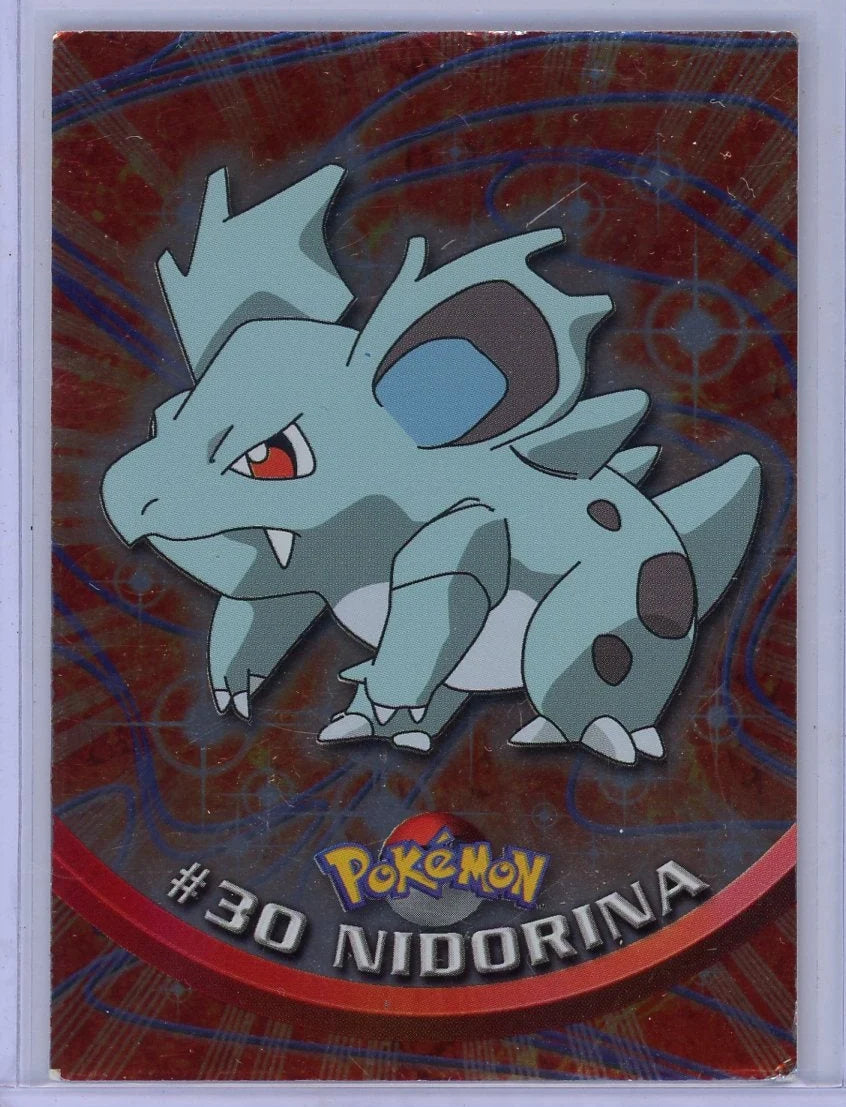 Nidorina Pokémon Topps Chrome #30 (Blue Label)