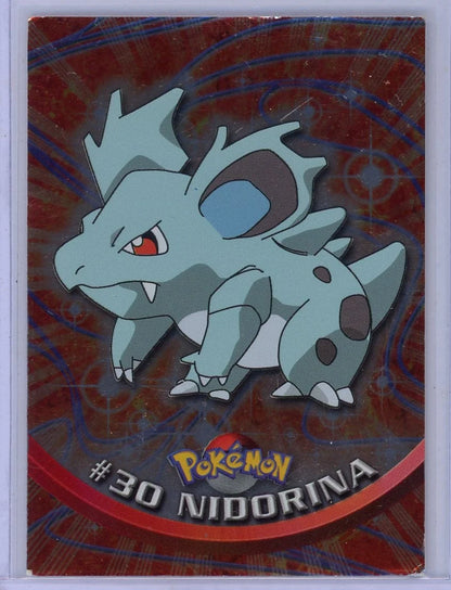 Nidorina Pokémon Topps Chrome #30 (Blue Label)