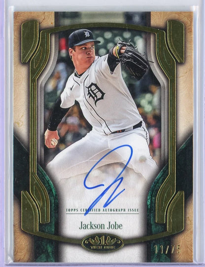 Jackson Jobe 2026 Topps Tier One #BOA-JJ Break Out Auto #'d /75