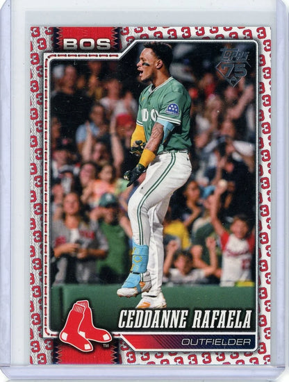 Cedanne Rafaela 2026 Topps Jersey Number SP (/3)