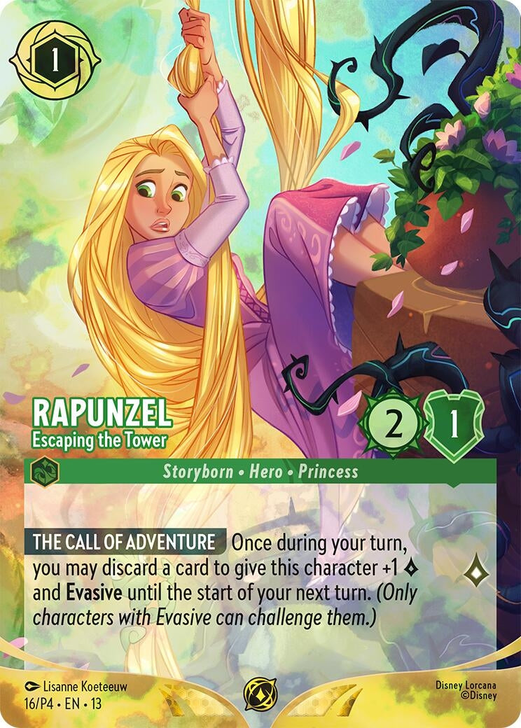 Rapunzel - Escaping the Tower (Store Championship) (16) (Disney Lorcana Promo Cards) (DLPC)