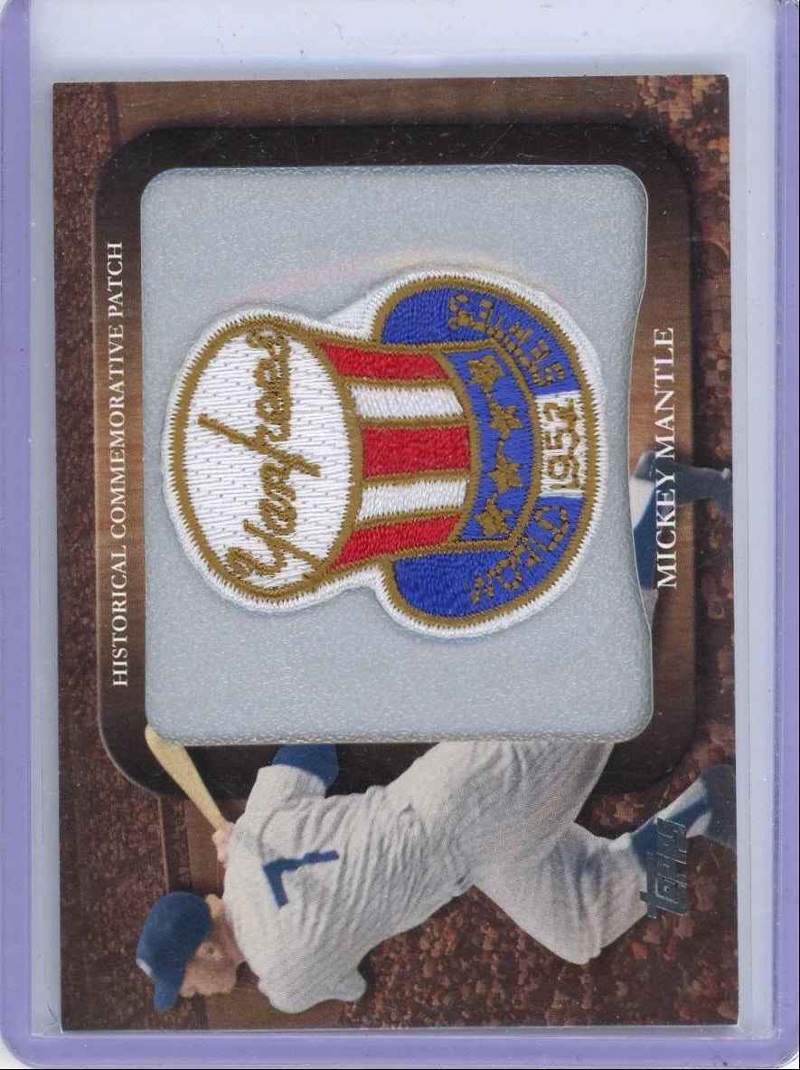 Mickey Mantle 2009 Topps '52 World Series Commemorative Patch