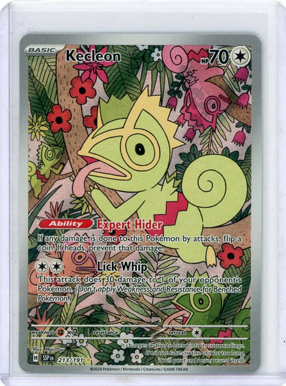 Kecleon Pokémon Surging Sparks Illustration Rare #213/191