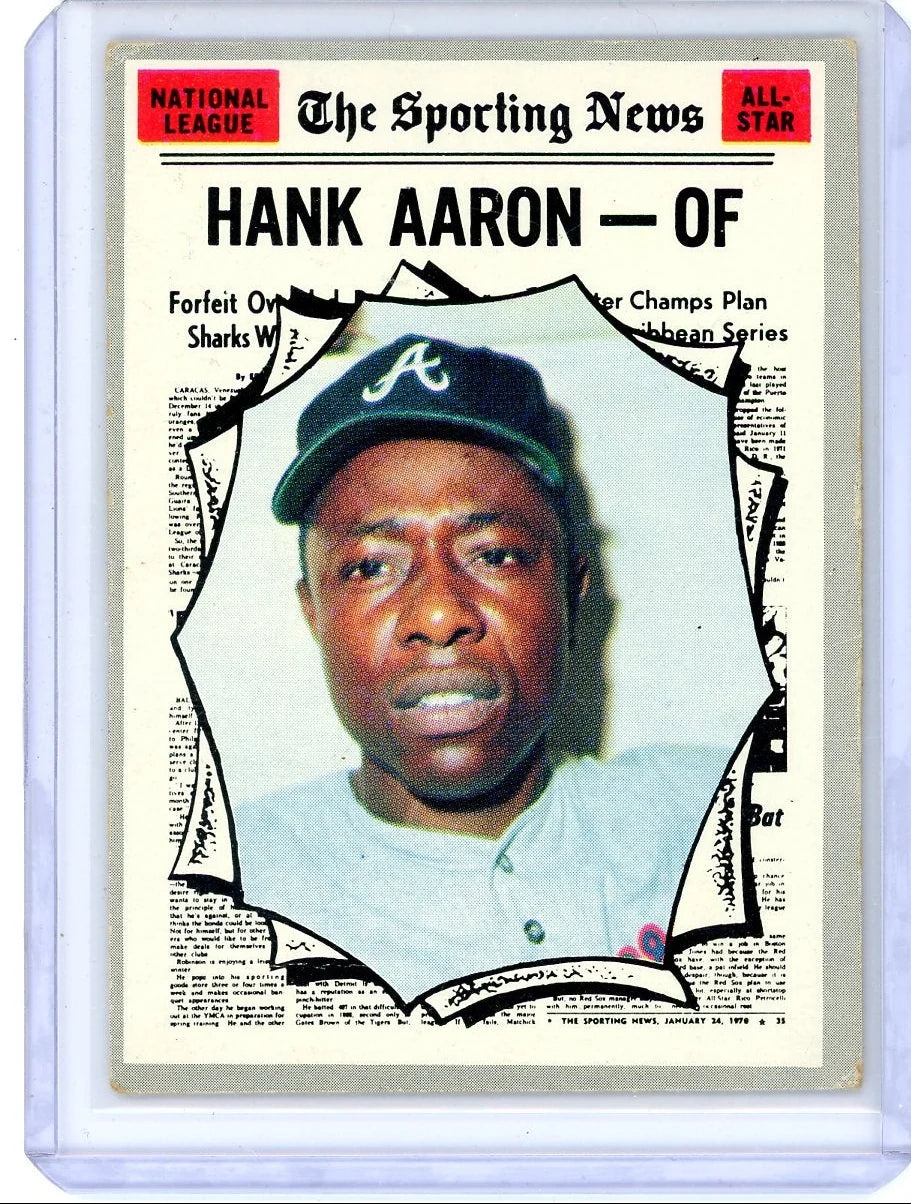 Hank Aaron 1970 Topps Sporting News #462