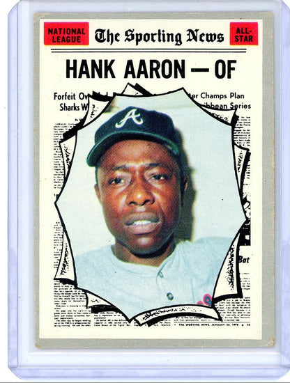 Hank Aaron 1970 Topps Sporting News #462