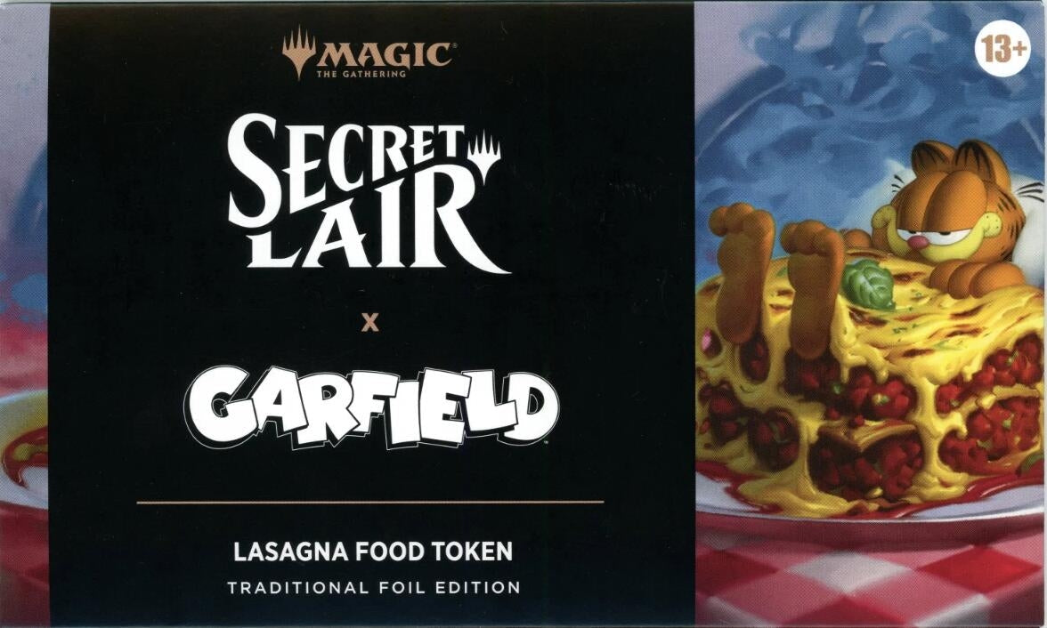Secret Lair Drop: Secret Lair x Garfield - Lasagna Food Token - Traditional Foil Edition
