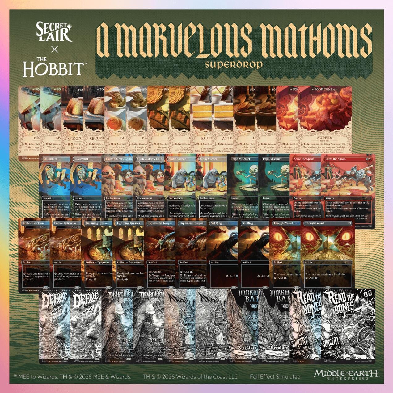 Secret Lair x The Hobbit: A Marvelous Mathoms Superdrop - A Marvelous Mathoms Everything Bundle