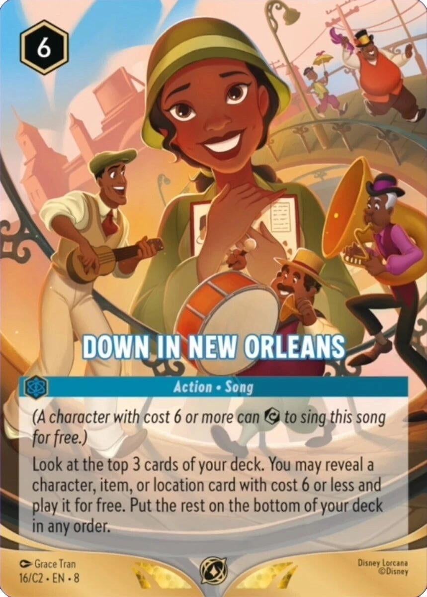 Down in New Orleans (16) (Disney Lorcana Promo Cards) (DLPC)