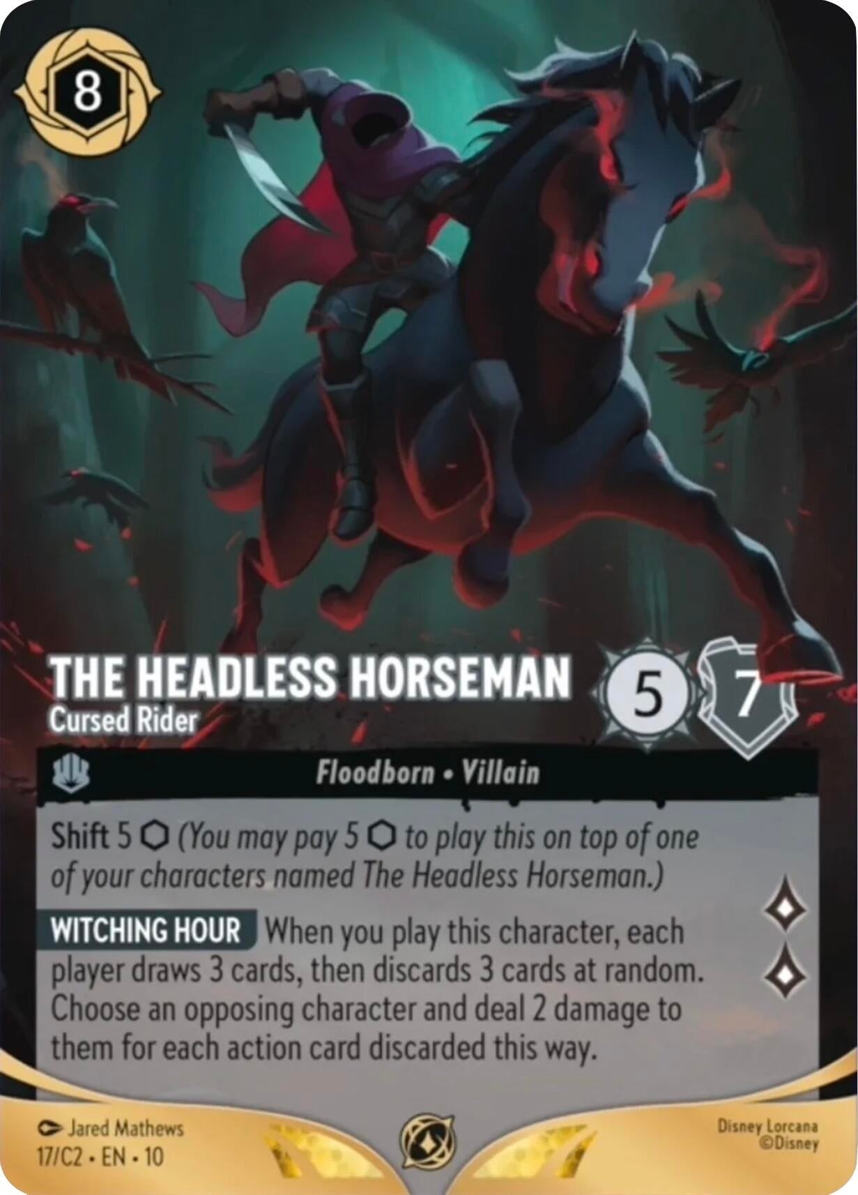 The Headless Horseman - Cursed Rider (17) (Disney Lorcana Promo Cards) (DLPC)