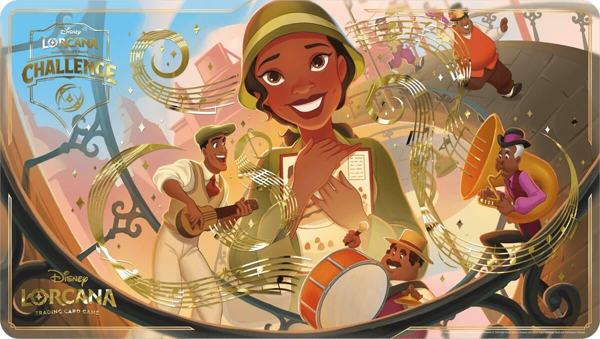 Disney Lorcana: Down in New Orleans Foil Playmat (Disney Lorcana Challenge)