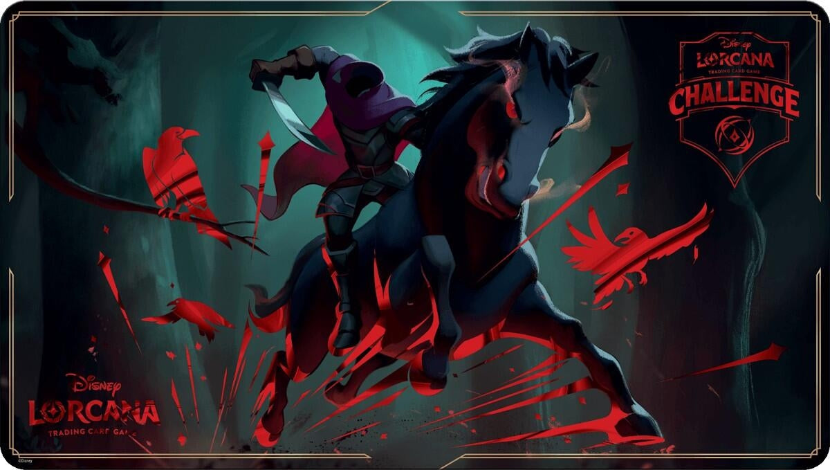 Disney Lorcana: The Headless Horseman - Cursed Rider Foil Playmat (Disney Lorcana Challenge)