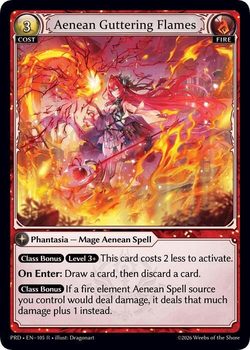 Aenean Guttering Flames (105) (.asphodel/paradise) (PRD)