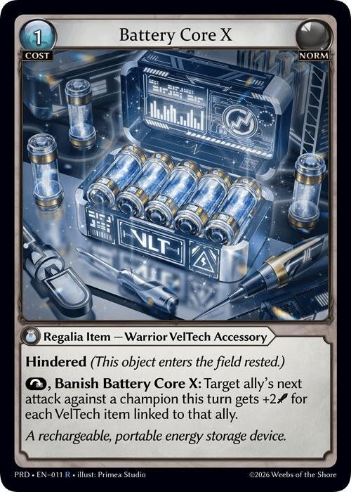Battery Core X (011) (.asphodel/paradise) (PRD)