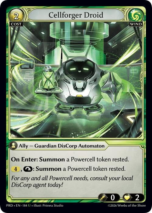 Cellforger Droid (184) (.asphodel/paradise) (PRD)
