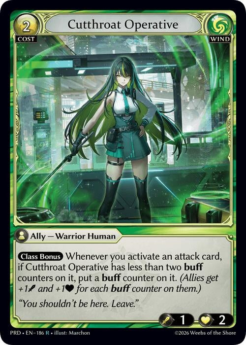 Cutthroat Operative (186) (.asphodel/paradise) (PRD)