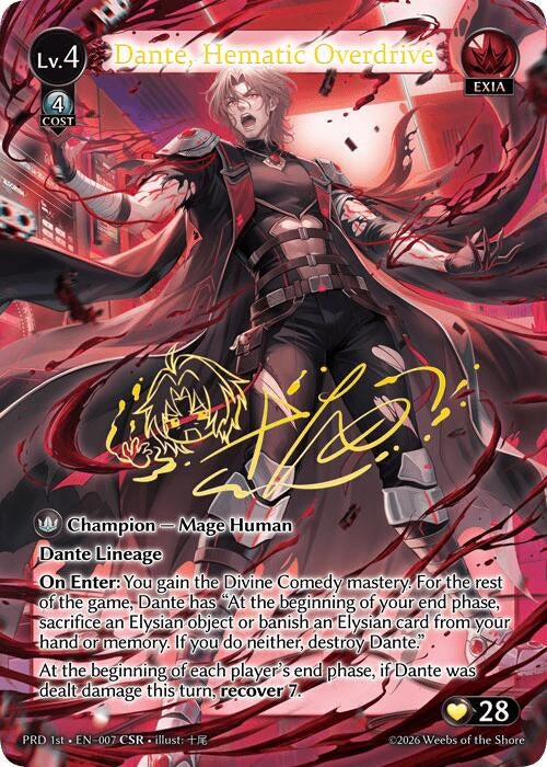 Dante, Hematic Overdrive (CSR) (007) (.asphodel/paradise) (PRD)