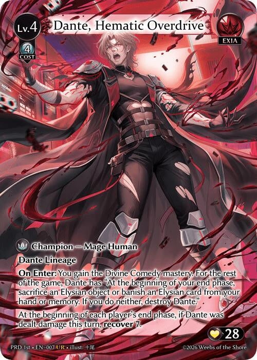 Dante, Hematic Overdrive (UR) (007) (.asphodel/paradise) (PRD)