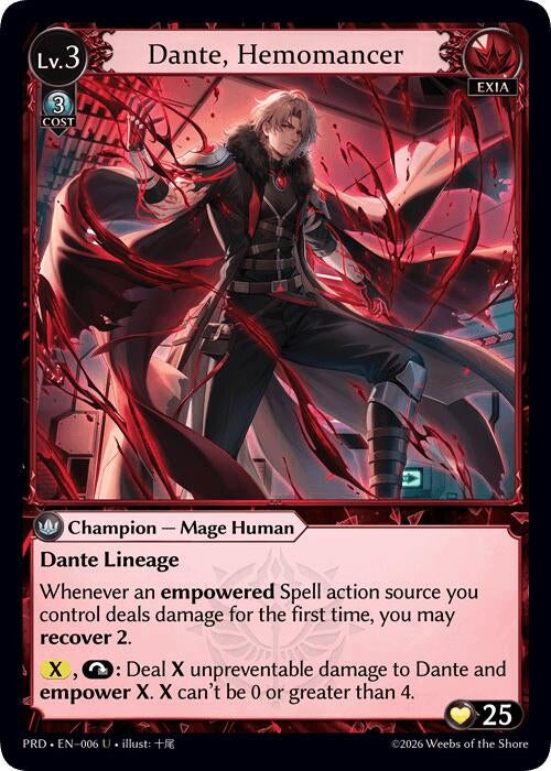 Dante, Hemomancer (006) (.asphodel/paradise) (PRD)