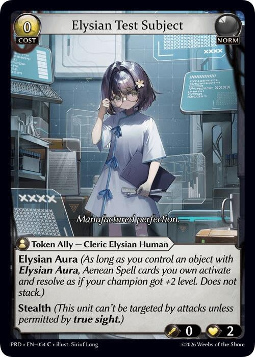 Elysian Test Subject (054) (.asphodel/paradise) (PRD)