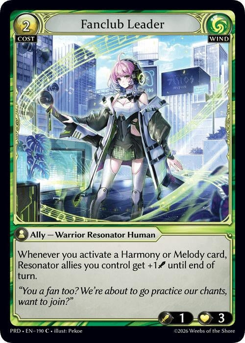 Fanclub Leader (190) (.asphodel/paradise) (PRD)
