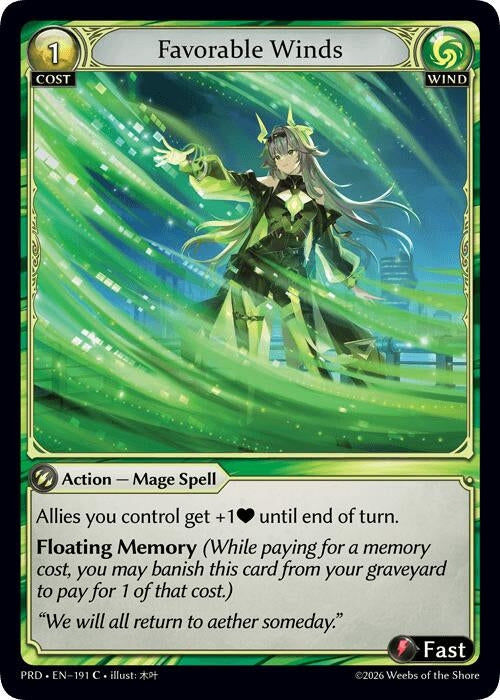 Favorable Winds (191) (.asphodel/paradise) (PRD)
