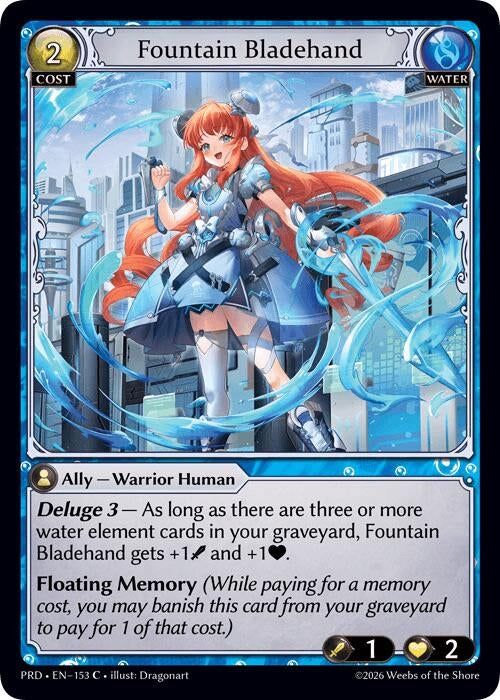 Fountain Bladehand (153) (.asphodel/paradise) (PRD)