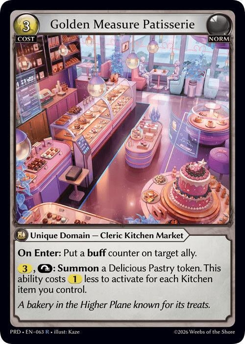 Golden Measure Patisserie (063) (.asphodel/paradise) (PRD)