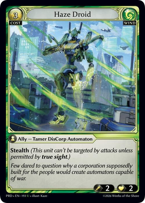 Haze Droid (193) (.asphodel/paradise) (PRD)