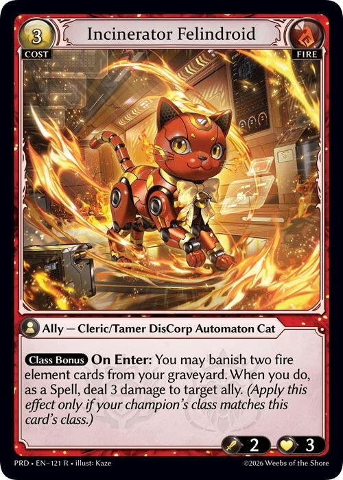 Incinerator Felindroid (121) (.asphodel/paradise) (PRD)