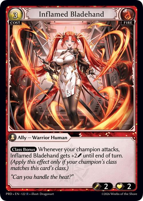 Inflamed Bladehand (122) (.asphodel/paradise) (PRD)