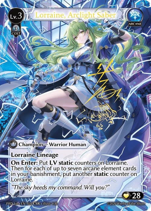 Lorraine, Arclight Saber (CSR) (010) (.asphodel/paradise) (PRD)
