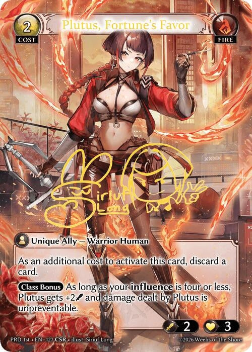 Plutus, Fortune's Favor (CSR) (127) (.asphodel/paradise) (PRD)