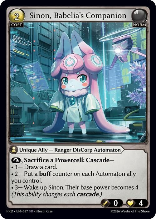 Sinon, Babelia's Companion (087) (.asphodel/paradise) (PRD)
