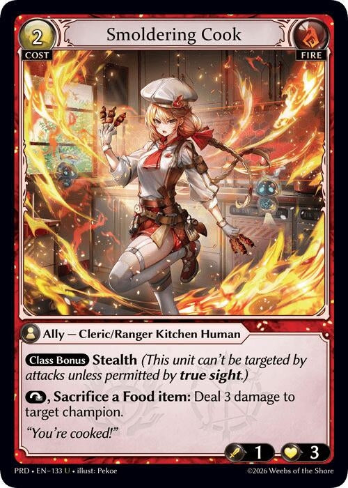 Smoldering Cook (133) (.asphodel/paradise) (PRD)