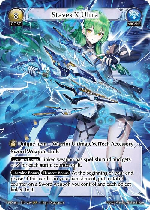 Staves X Ultra (UR) (220) (.asphodel/paradise) (PRD)