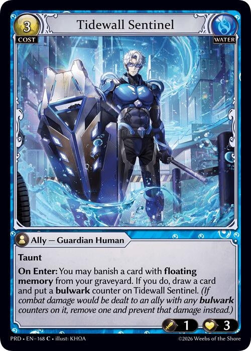Tidewall Sentinel (168) (.asphodel/paradise) (PRD)
