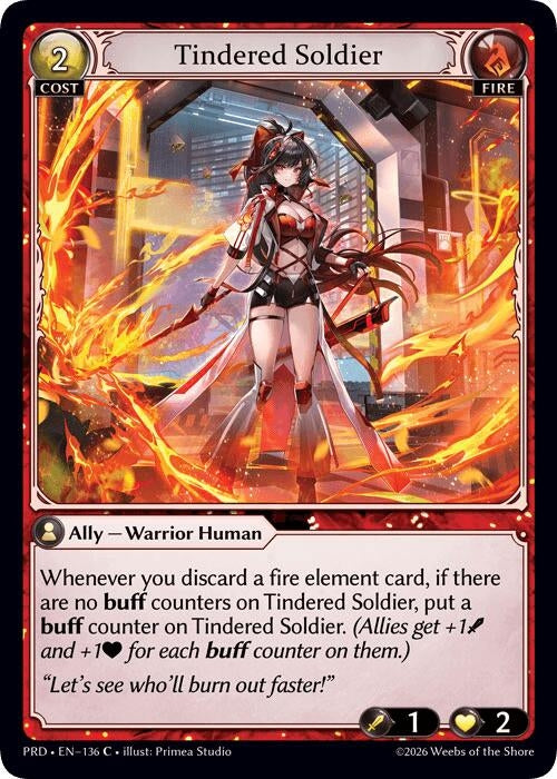 Tindered Soldier (136) (.asphodel/paradise) (PRD)