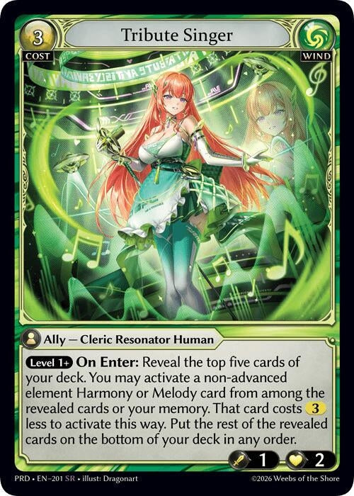 Tribute Singer (201) (.asphodel/paradise) (PRD)