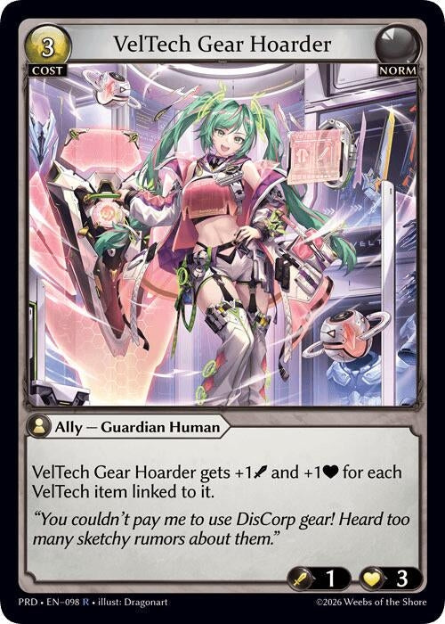 VelTech Gear Hoarder (098) (.asphodel/paradise) (PRD)