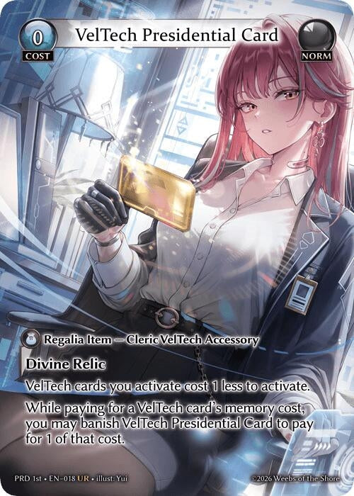 VelTech Presidential Card (018) (.asphodel/paradise) (PRD)