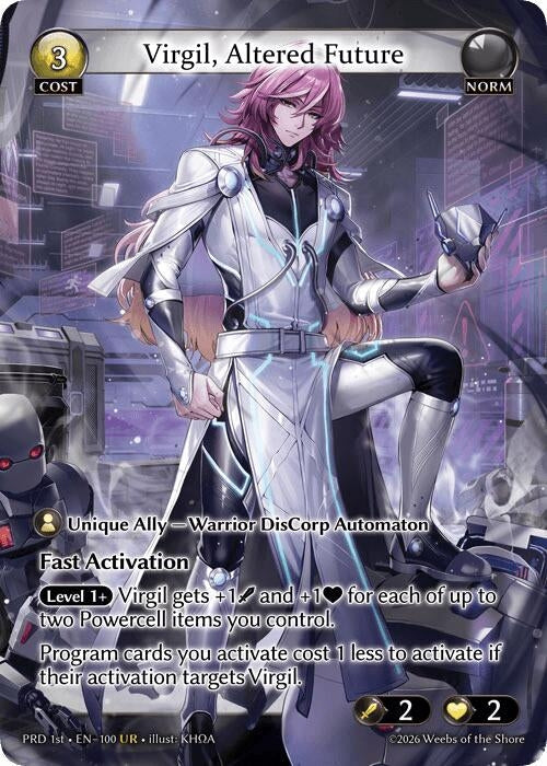 Virgil, Altered Future (UR) (100) (.asphodel/paradise) (PRD)