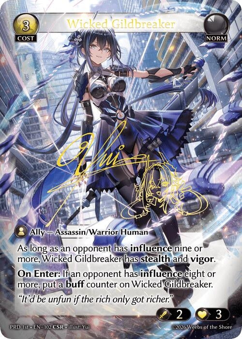 Wicked Gildbreaker (CSR) (102) (.asphodel/paradise) (PRD)