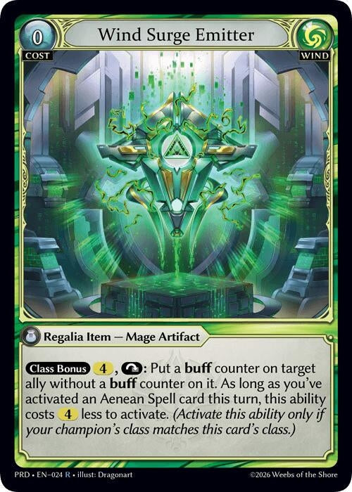 Wind Surge Emitter (024) (.asphodel/paradise) (PRD)